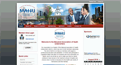 Desktop Screenshot of marylandahu.com